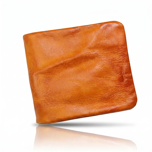 William Baylor Distressed Espresso Leather Bifold Wallet