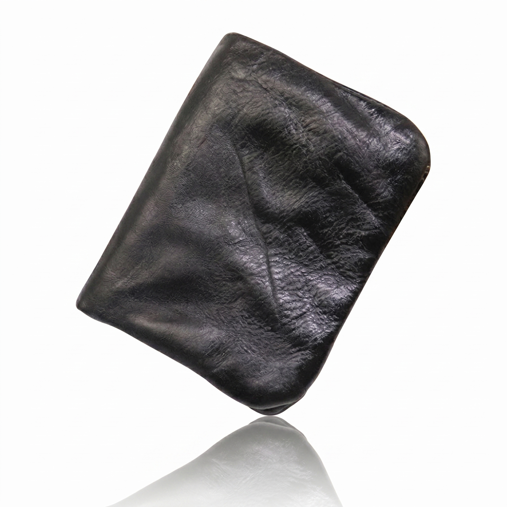 William Baylor Distressed Espresso Leather Bifold Wallet