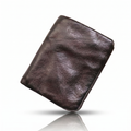 William Baylor Distressed Espresso Leather Bifold Wallet