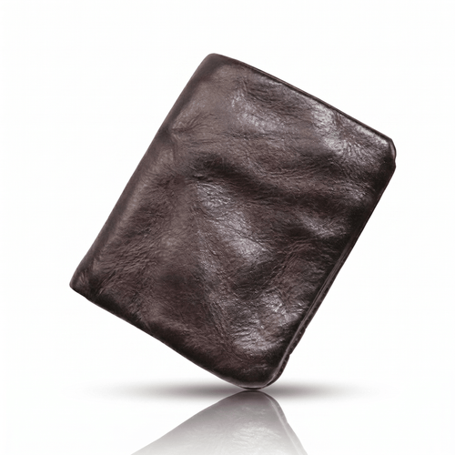 William Baylor Distressed Espresso Leather Bifold Wallet - williambaylor